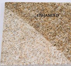 Sand Castle Granite with Enhancer Applied Sand Castle Granite with Enhancer Applied