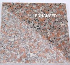 Wild Rose Granite with Enhancer Applied Wild Rose Granite with Enhancer Applied