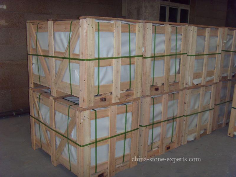 Polished Ivory White Granite Slab for Kitchen Countertop/Vanity Top