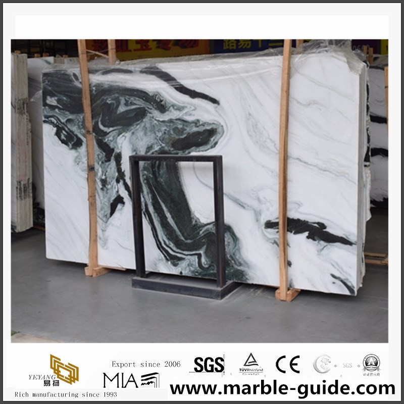 China Panda White Marble Stone Slabs For Floor Tiles China Panda White Marble Stone Slabs For Floor Tiles