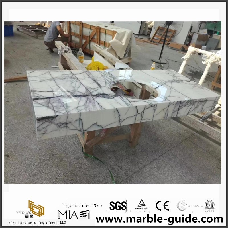 Lilac Marble Bathroom Vanity Tops 