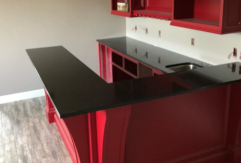 Black Pearl Granite Kitchen Countertop 3