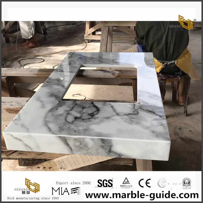 Prefab Calacatta Marble Vanity Top 3