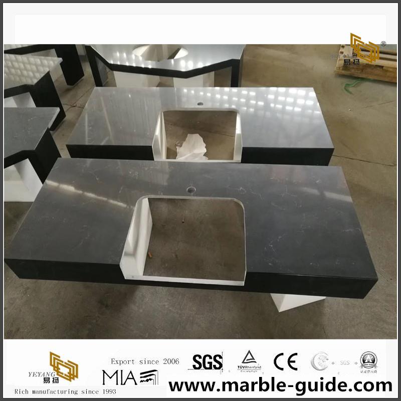 Stunning Black Quartz Countertops 1
