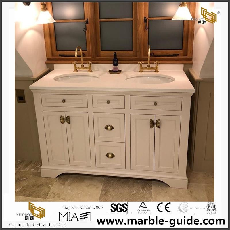 White Quartz Vanity Top 2