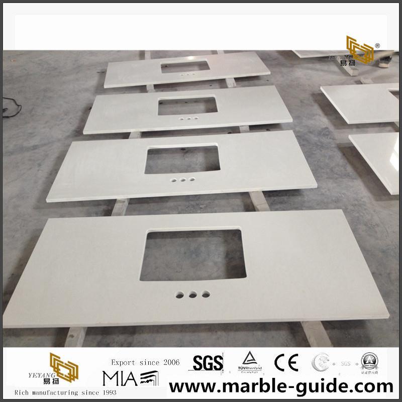 White Quartz Countertops FG308 2