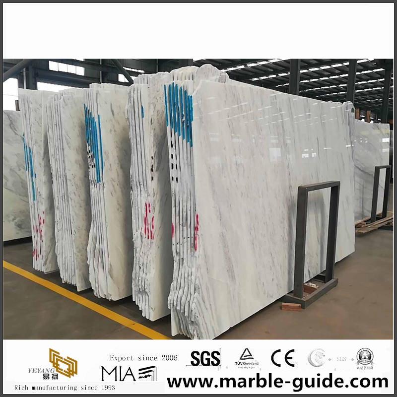 Polished Tesla White Marble Slabs 2