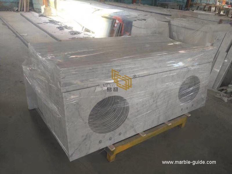 New carrara white marble countertop 04