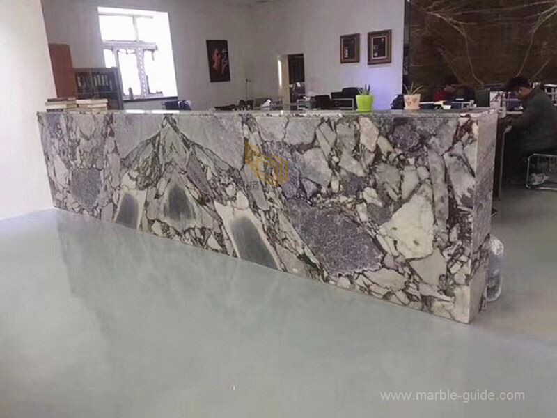 White titanic storm marble 03