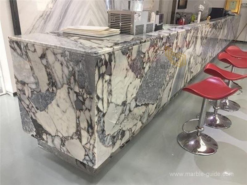 White titanic storm marble 01