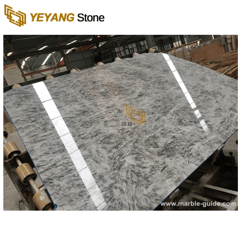 High polished Snow mountain silver fox marble slabs for sale High polished Snow mountain silver fox marble slabs for sale
