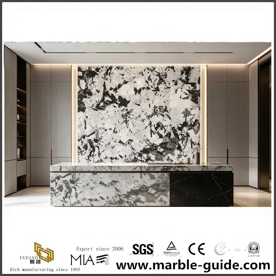 Snow Fox Marble Slab suppliers