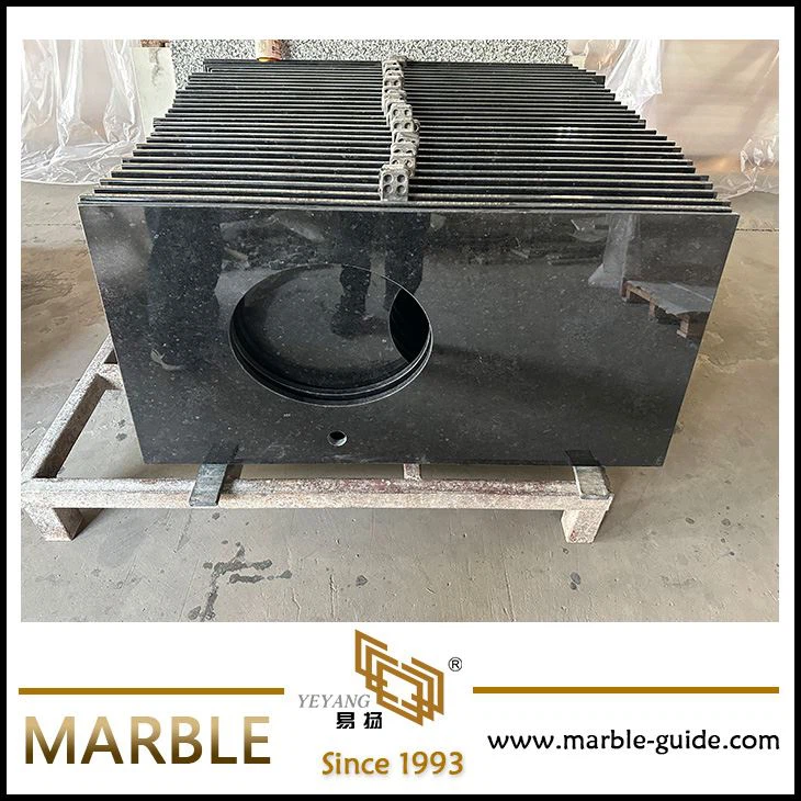 Angola Black Granite Vanity Top