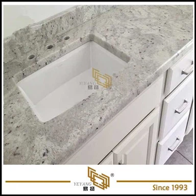 Beautiful Different Quality andromeda White Granite Countertops for Bathroom New Options