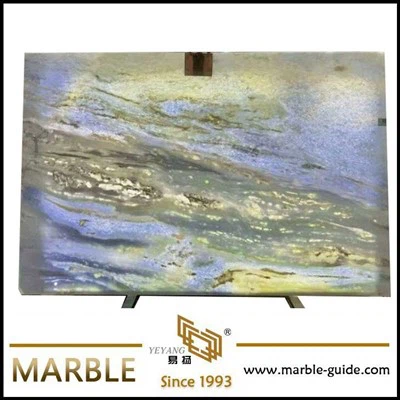 Fantasy Blue Translucent Marble Stone