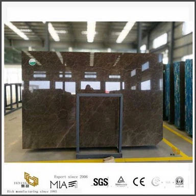 New Chinese Bronze Armani Brown Marble Slabs for Hotel Tiles with Cheap Price