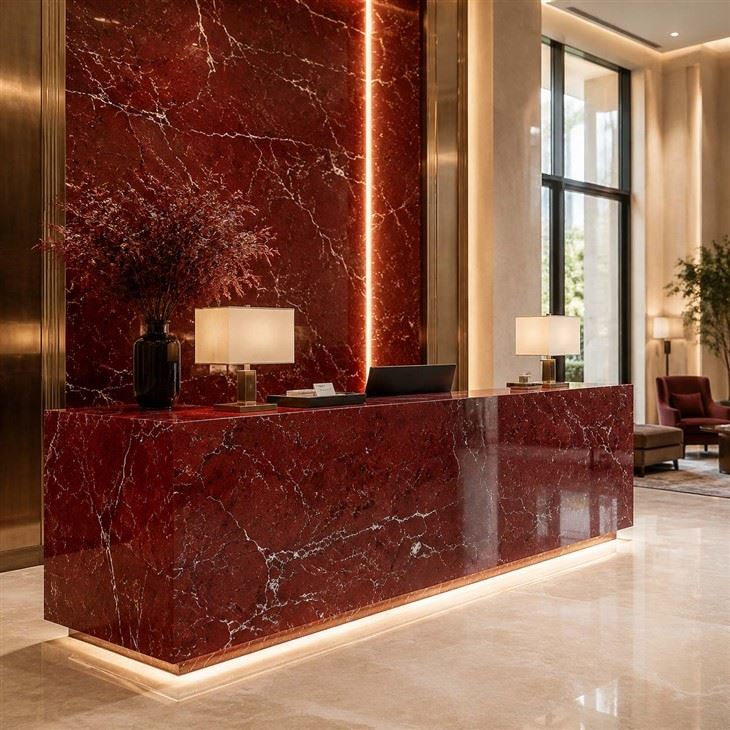 Rosa Levanto Purple Marble – Royal Crimson Elegance