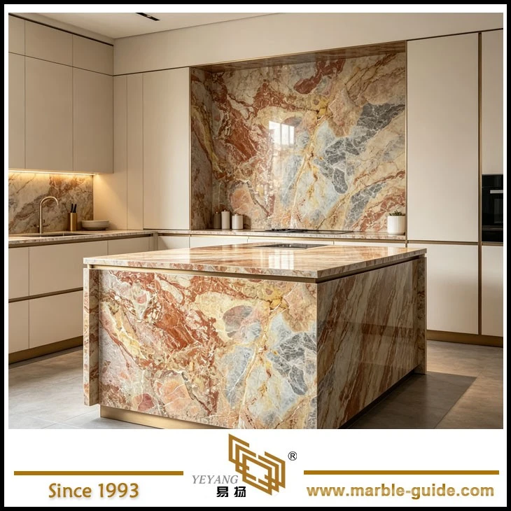 Pink Smoke Luxury Stone Slab For Wholesale suppliers