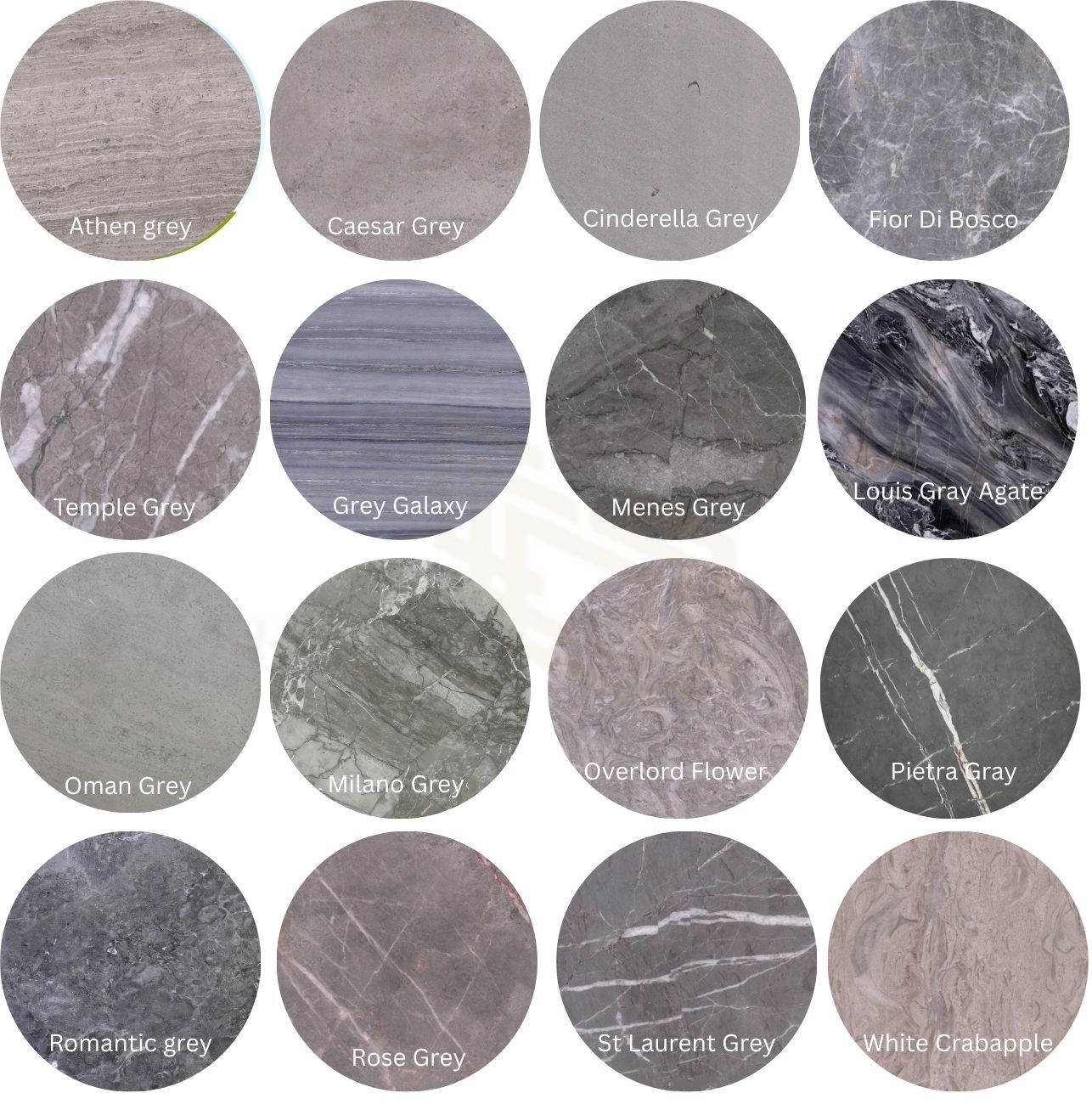 Grey marble collection Grey marble collection
