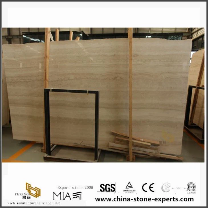 Turkish Beige Travertine Block Stone for Flooring Tile