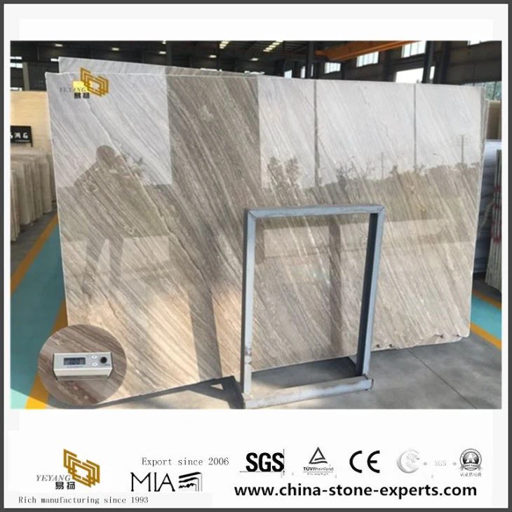 Kylin Wooden Marble Slab Products Supply for Bathroom Stone Tiles and Countertop Design