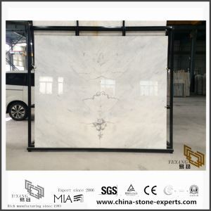 New Engineered Laurance White Decorative Marble for Bathroom Design with Cheap Cost