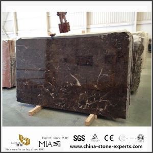 Spain Dark Grey Marron Emperador Marble Slab from Stone Suppliers