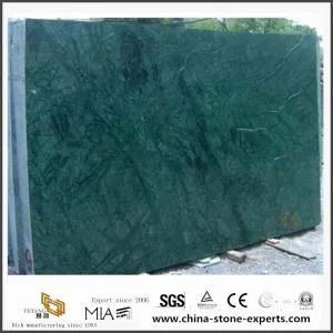 India Green Verde Ming Marble Slab for Bathroom Decoration