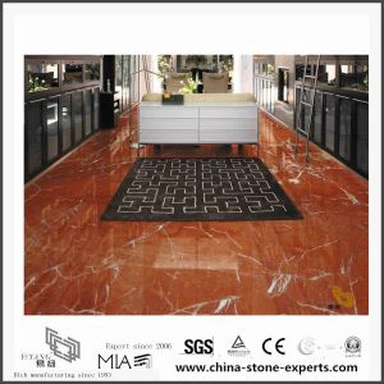 Wholesale Rojo Alicante Orange Red Marble for Hotel from Stone Company