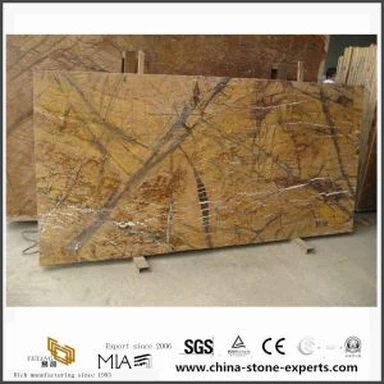 India Rainforest Brown Marble Slab Choices from Stone Exporters