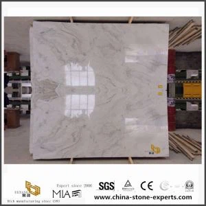 Castro White Marble Slab for Bathroom Stone Flooring Tile with Cheap Price