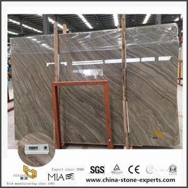 New Engineered Kylin Wood Marble Stone Slabs for Bathroom Tile Decor with Inexpensive Cost