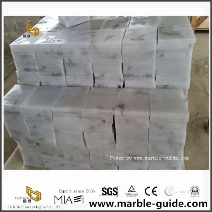 Guangxi White Marble Cubic Stone