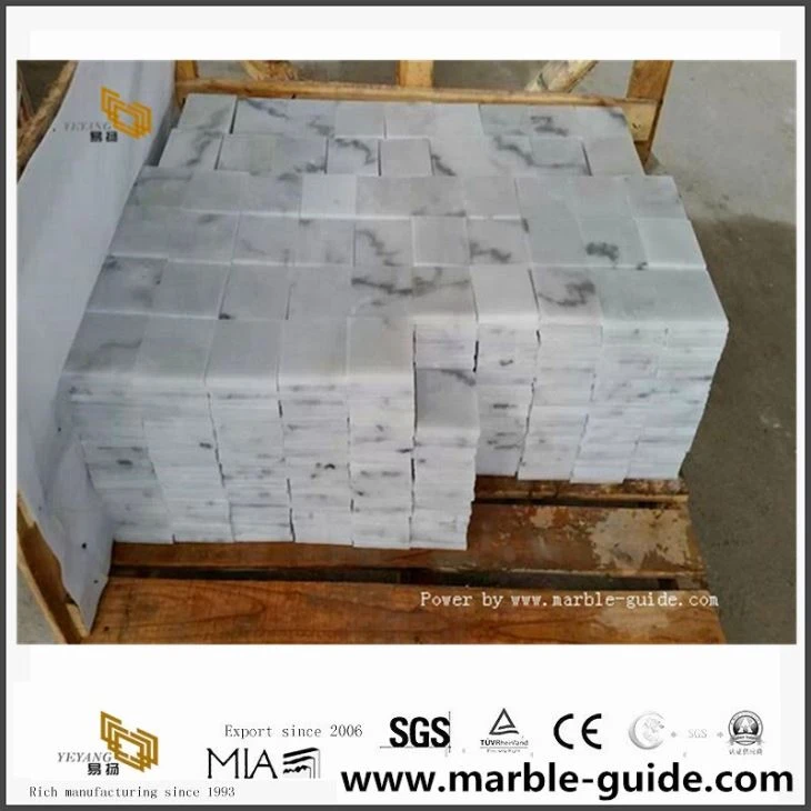 Guangxi White Marble Cubic Stone