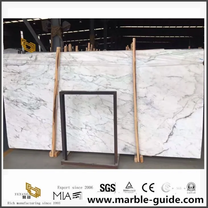 New Polished Statuario Jade Marble Slabs For Hotel Bathroom Wall Tile Decor