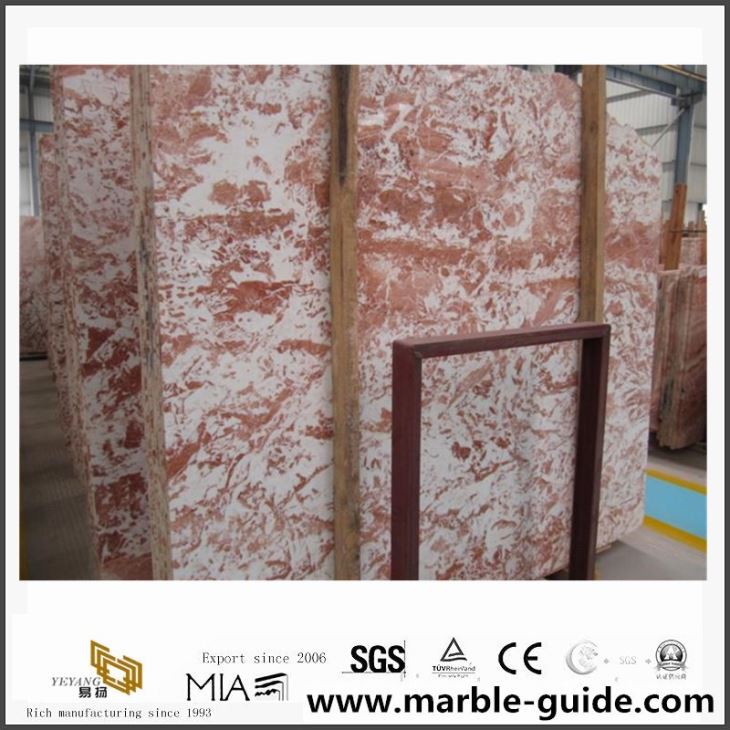 Rose Marble/red Marble Bathroom Tile Cladding