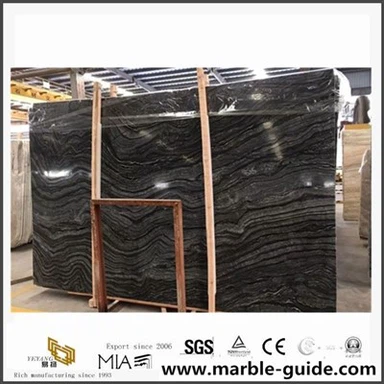 Antico Wood Vein Marble/ forest Black Slab Cut To Size for Classic Projects Designing/ Flooring/Wall Cladding