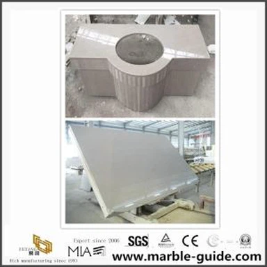 Bath Stone Quarries Offer Grey Marble for Bathroom Vanity Top