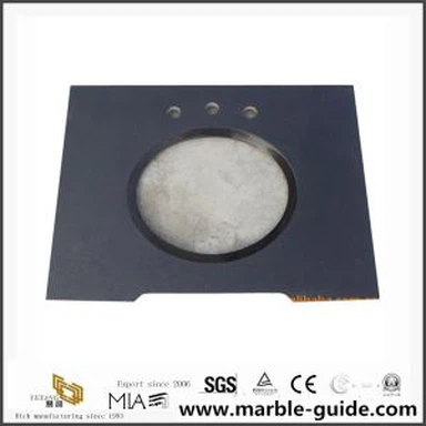 Black Color Discount Granite Vanity Tops for Bathroom and Hotel