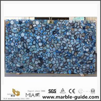 Blue Marble Slab/ Blue Agate Marble Rock Stone with Discount Cost
