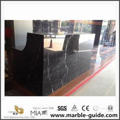 China Castle Black Marble Slabs & Tiles for Interior and Exterior Decoration