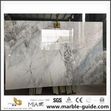 China Cheap Price Victoria Blue Marble Slabs for Wall and Floor Covering
