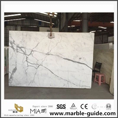 China Statuario Marble Slabs for Manufacturers Wall Cladding/countertops