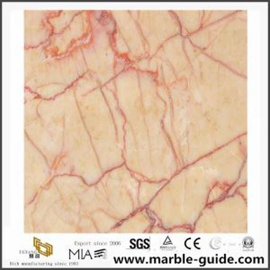 Chinese Red Cream Marble Tiles for Flooring and Wall