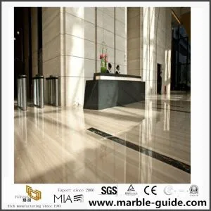 First Class Grey Marble Floor Tiles / Grey Wooden Grain Marble