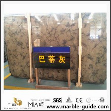 Grey Vein Battie Brown Marble Slab for Tile/ Countertops with Cheap Price