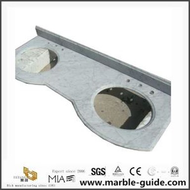 Marble Vanity Top Bathroom with Double Sinks