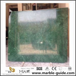 Natural China Dark Green Marble Slab for Floor Tiles Price