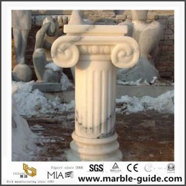 Natural Marble Stone Columns for Building Decoration Price