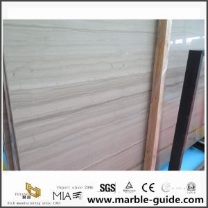Polished Athens Wooden Grey Marble Slab for Flooring Tiles and Mosaic Design